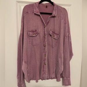 Free People One Scout Jacket in Bubble Tea- Size M